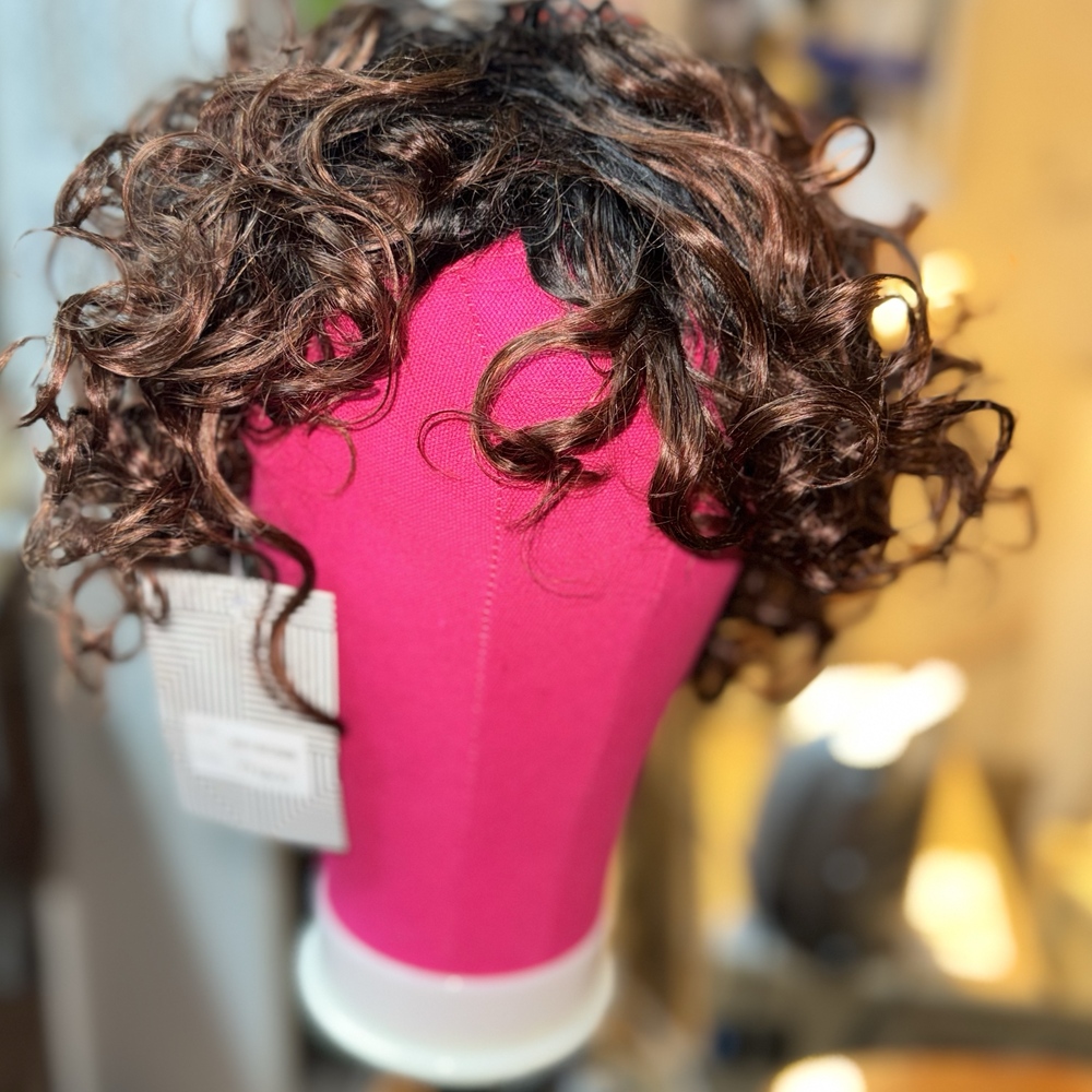 Short Brown Bob Human hair wig